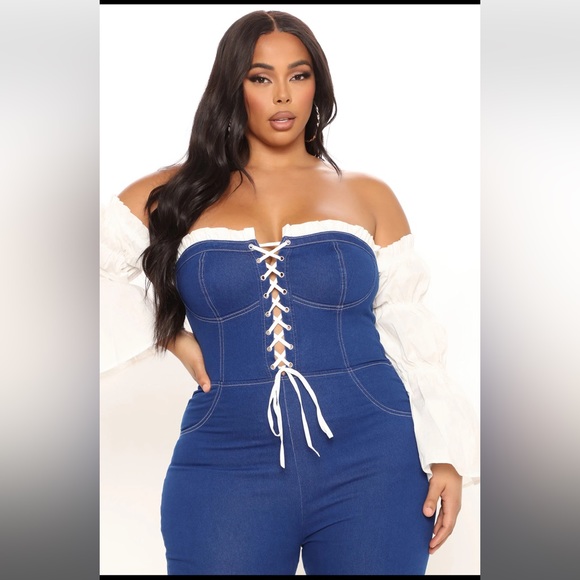 Denim jumpsuit - Picture 6 of 13